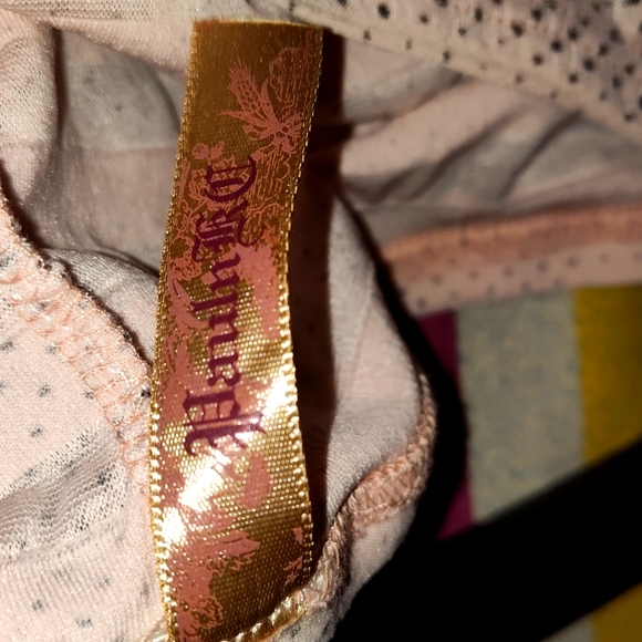 💲3 for $20💲 Pink & Black Polka Dot Tiered top Strapless mini dress - Picture 7 of 8